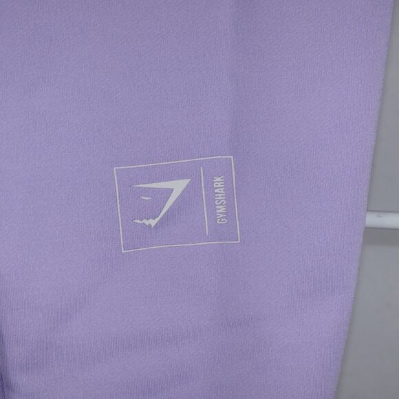 Gymshark Sweatpants Women Medium Purple Pull On Sweats Tapered Pockets High Rise - Picture 6 of 8